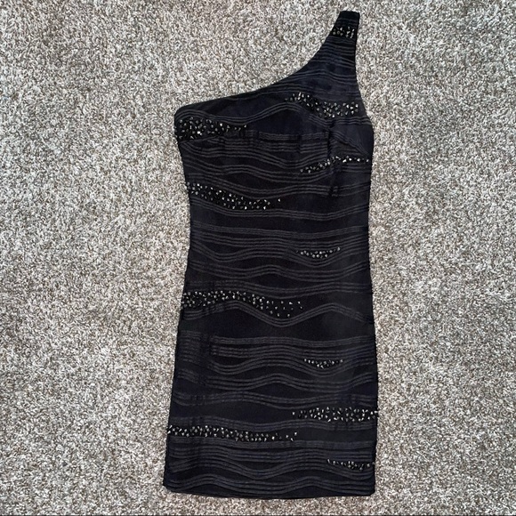 XS/TP Bebe black dress - Picture 1 of 5